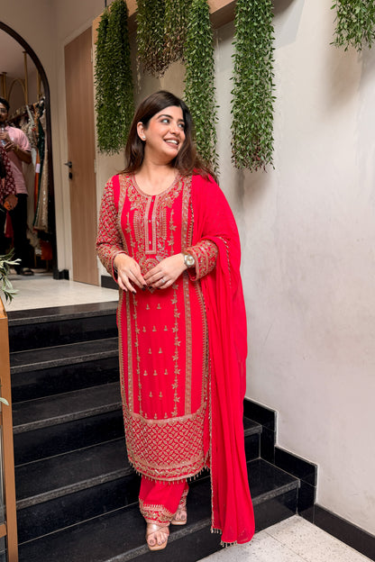 Shamita Hand Embroidered Suit Set