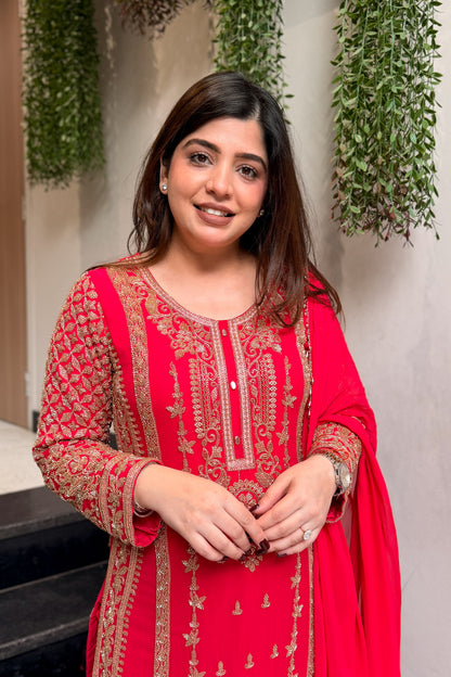 Shamita Hand Embroidered Suit Set