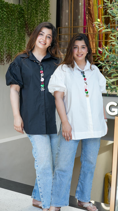 Nomi Button Detailing Shirt