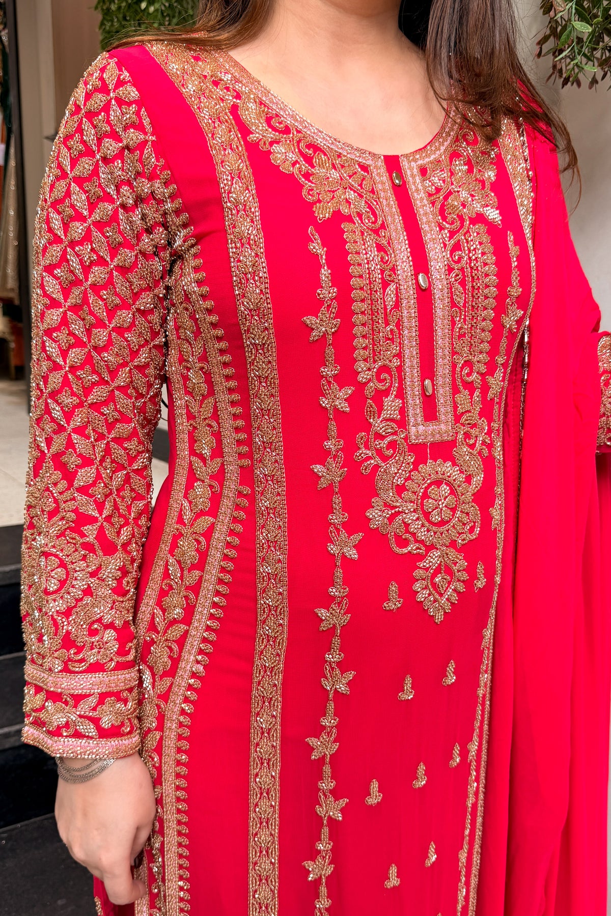 Shamita Hand Embroidered Suit Set