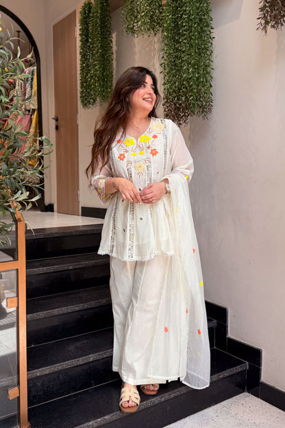 Avyanna Floral Embroidered Suit Set