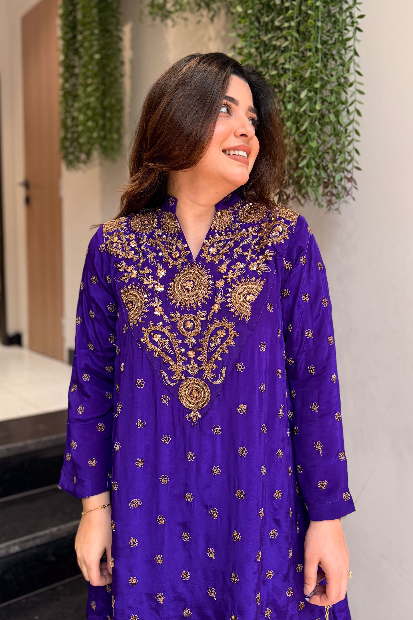 Aahira Hand Embroidered Co ord Set