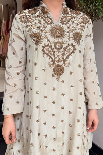 Aahira Hand Embroidered Co ord Set