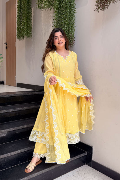 Amisha Bloom Thread Work Suit Set