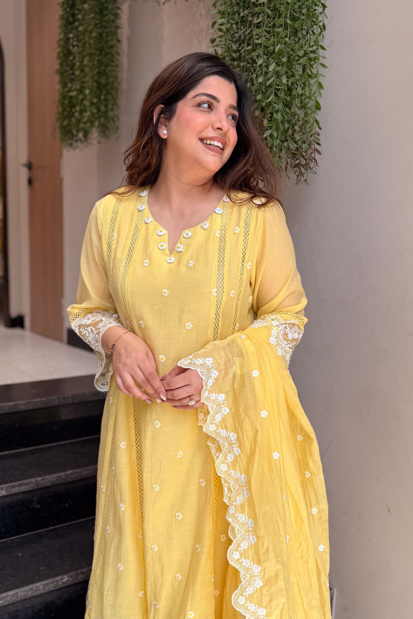 Amisha Bloom Thread Work Suit Set