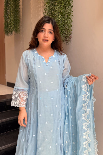 Amisha Bloom Thread Work Suit Set