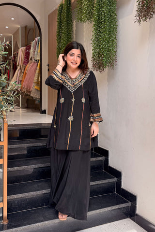 Rafiya Embroidered Co ord Set
