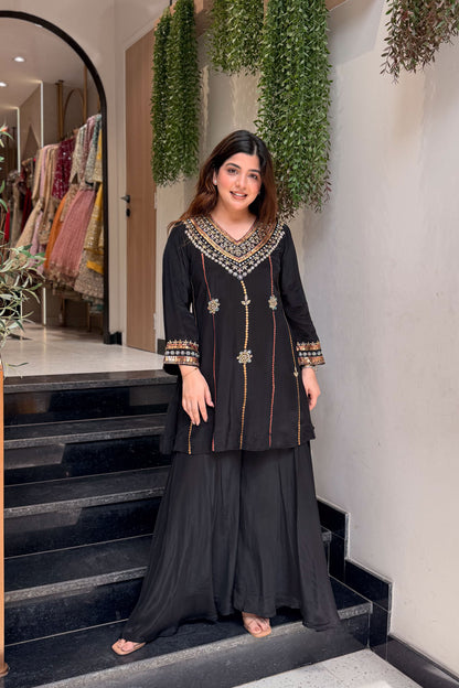 Rafiya Embroidered Co ord Set