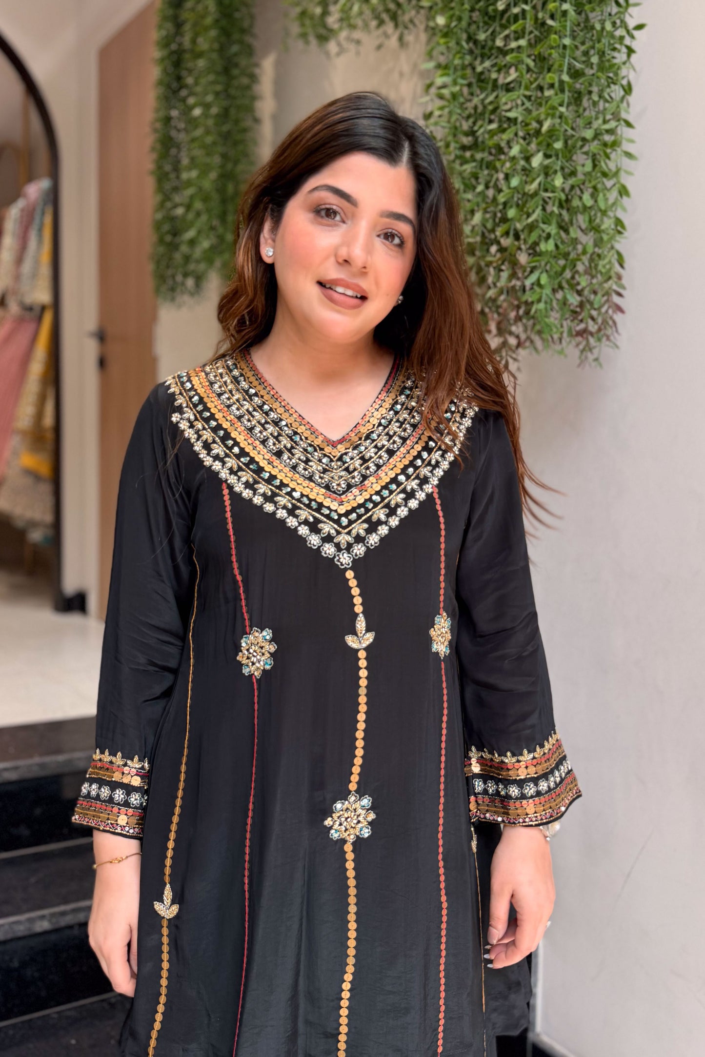Rafiya Embroidered Co ord Set