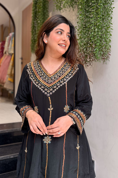 Rafiya Embroidered Co ord Set