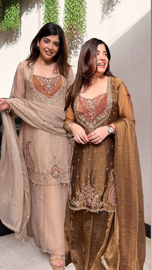 Sahira Hand Embroidered Suit Set