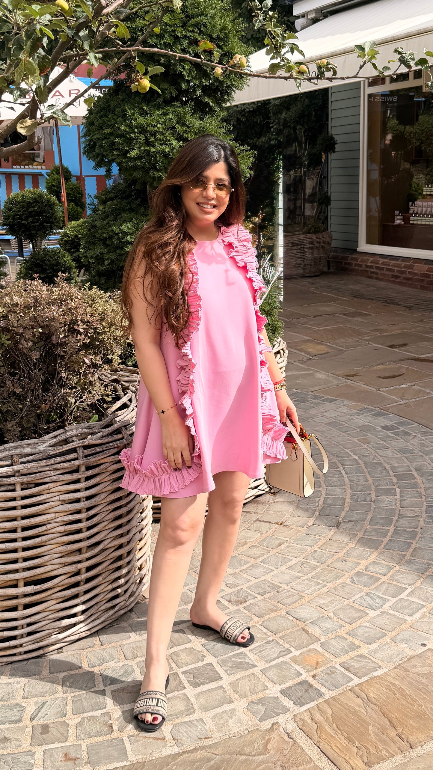 Livia Frill Short Dress