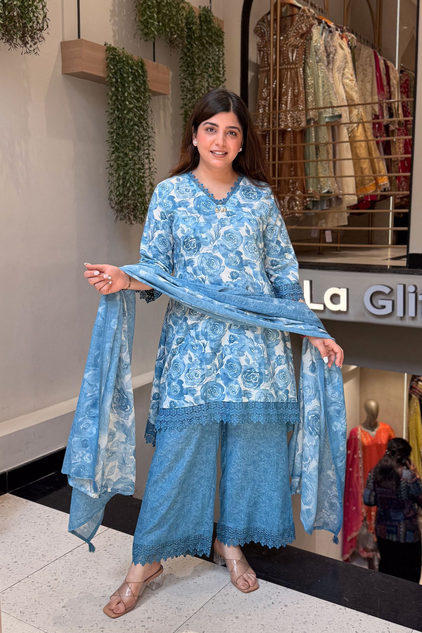 Aniya Floral Printed Suit Set