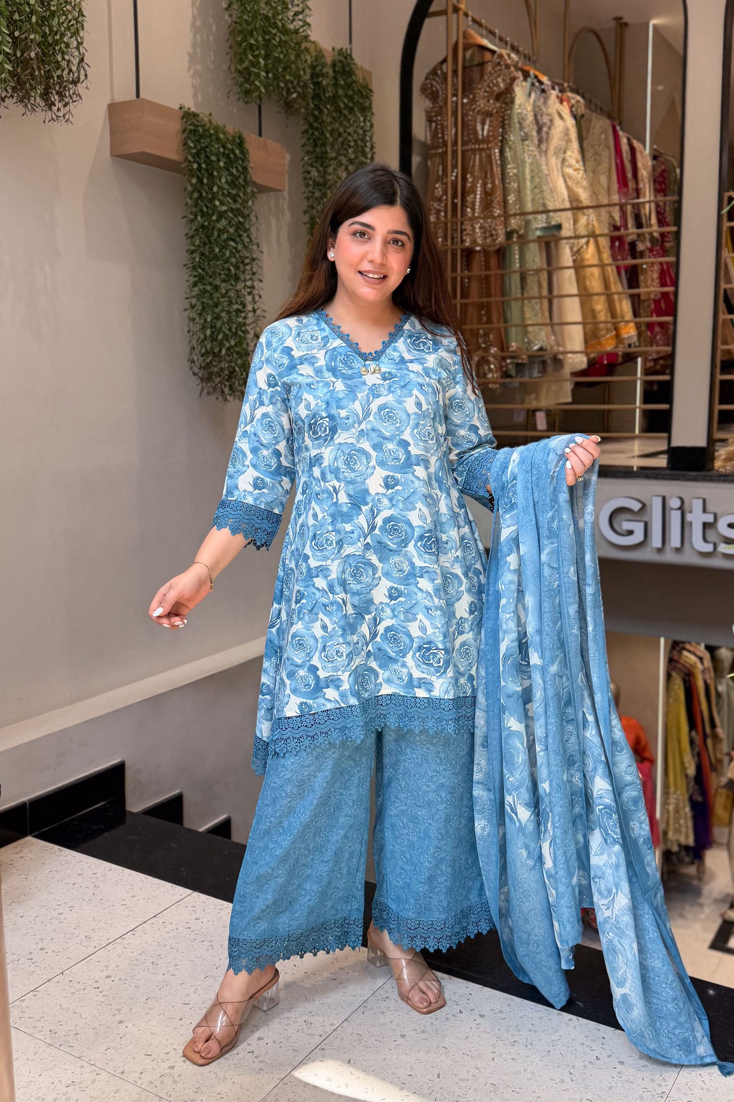 Aniya Floral Printed Suit Set