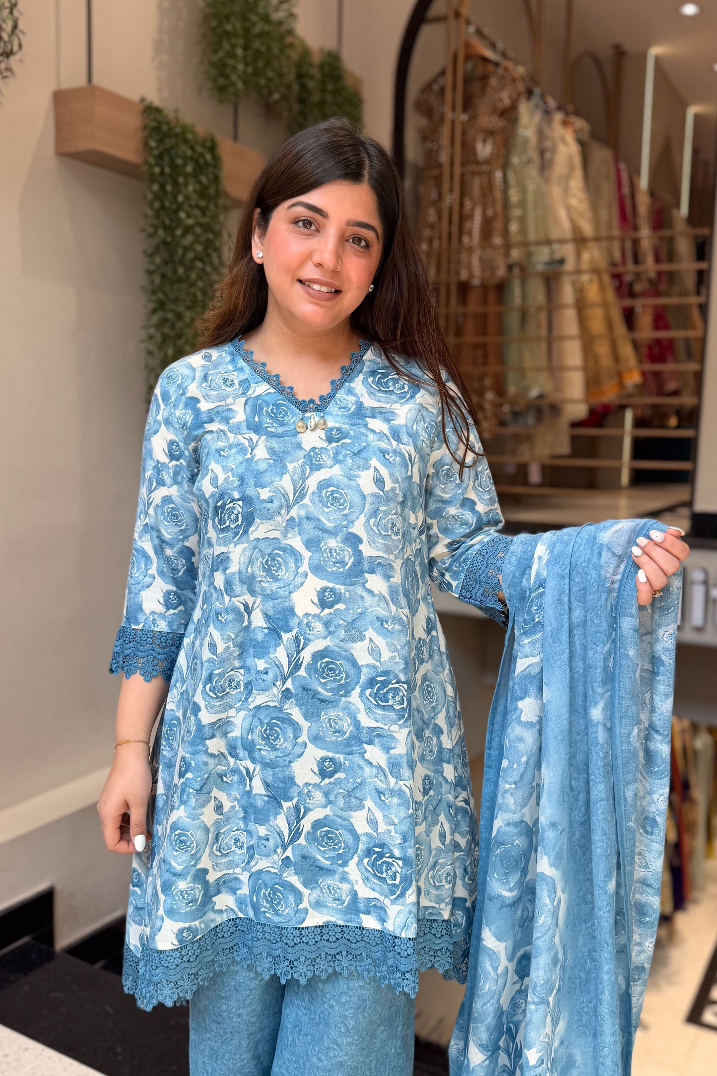 Aniya Floral Printed Suit Set
