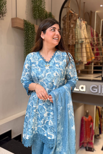 Aniya Floral Printed Suit Set