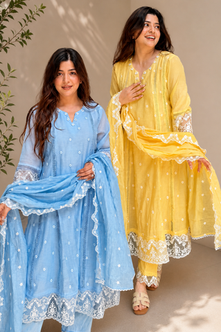 Amisha Bloom Thread Work Suit Set