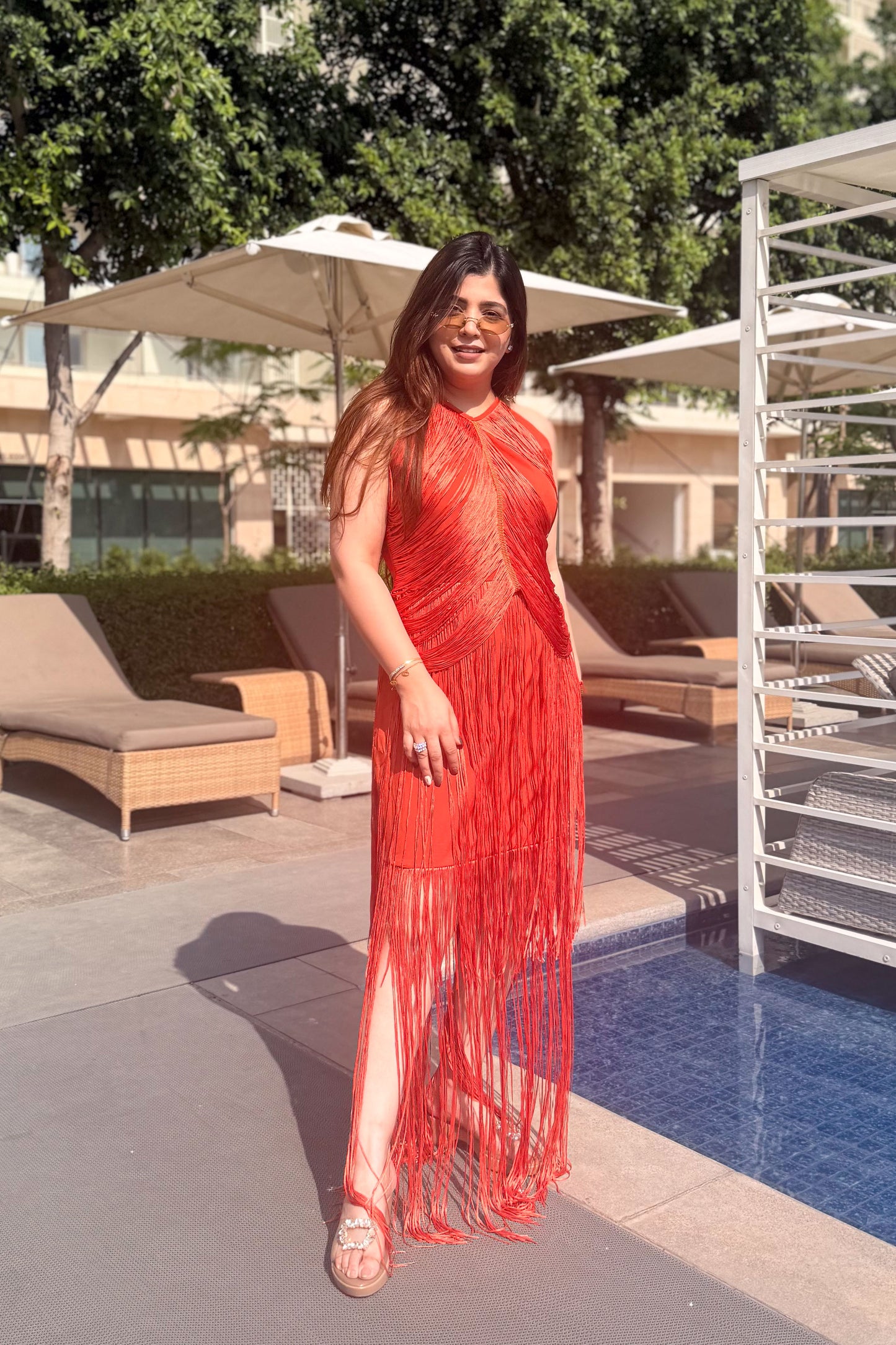 Valencia Tassel Statement Dress
