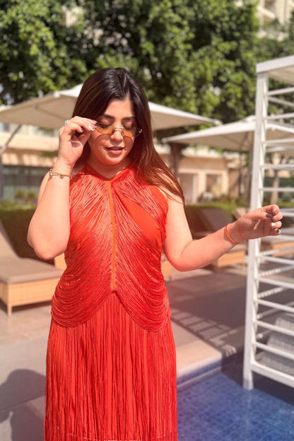 Valencia Tassel Statement Dress