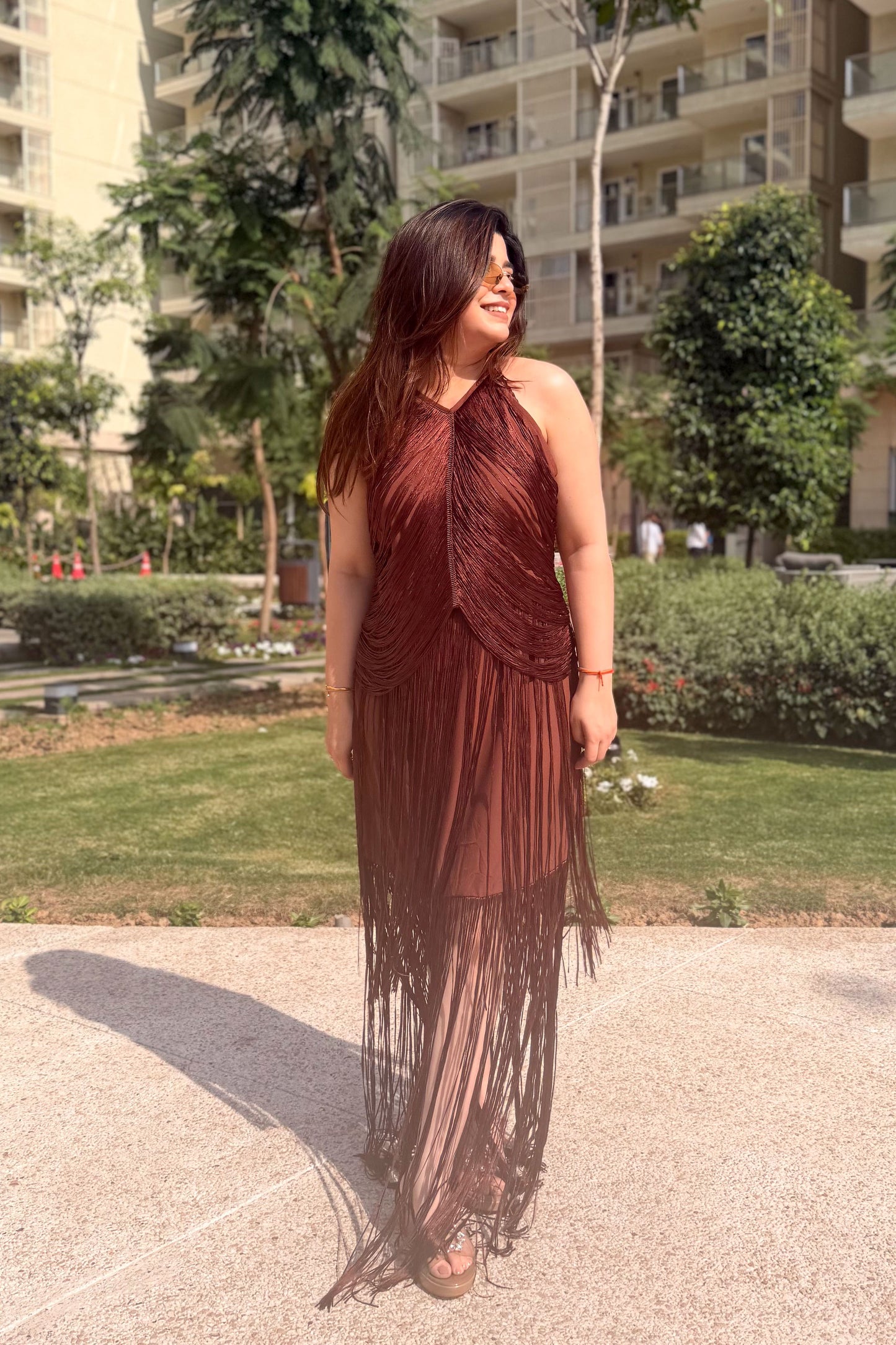 Valencia Tassel Statement Dress