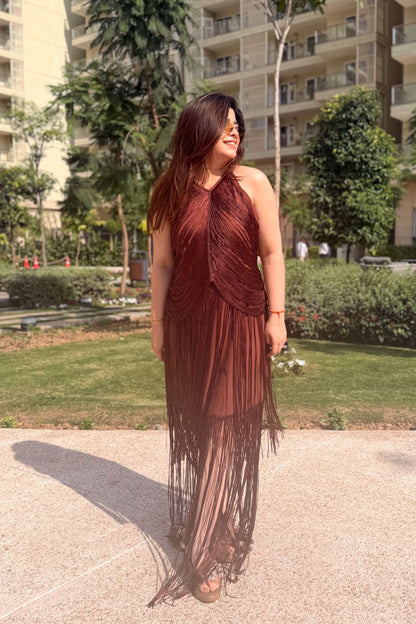 Valencia Tassel Statement Dress