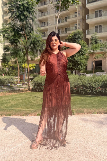 Valencia Tassel Statement Dress