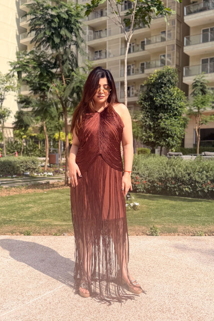 Valencia Tassel Statement Dress