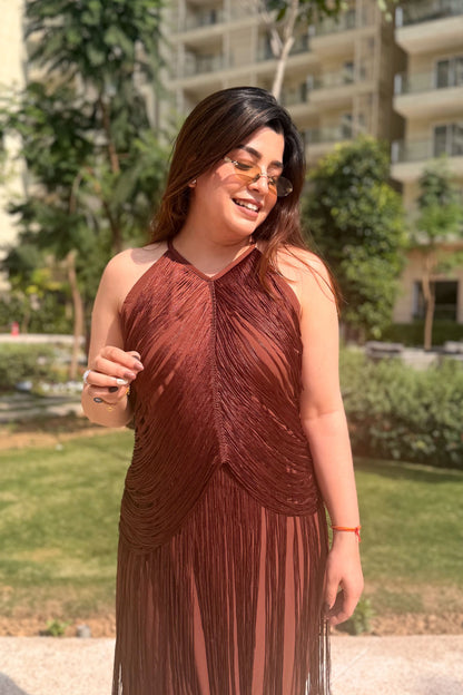 Valencia Tassel Statement Dress