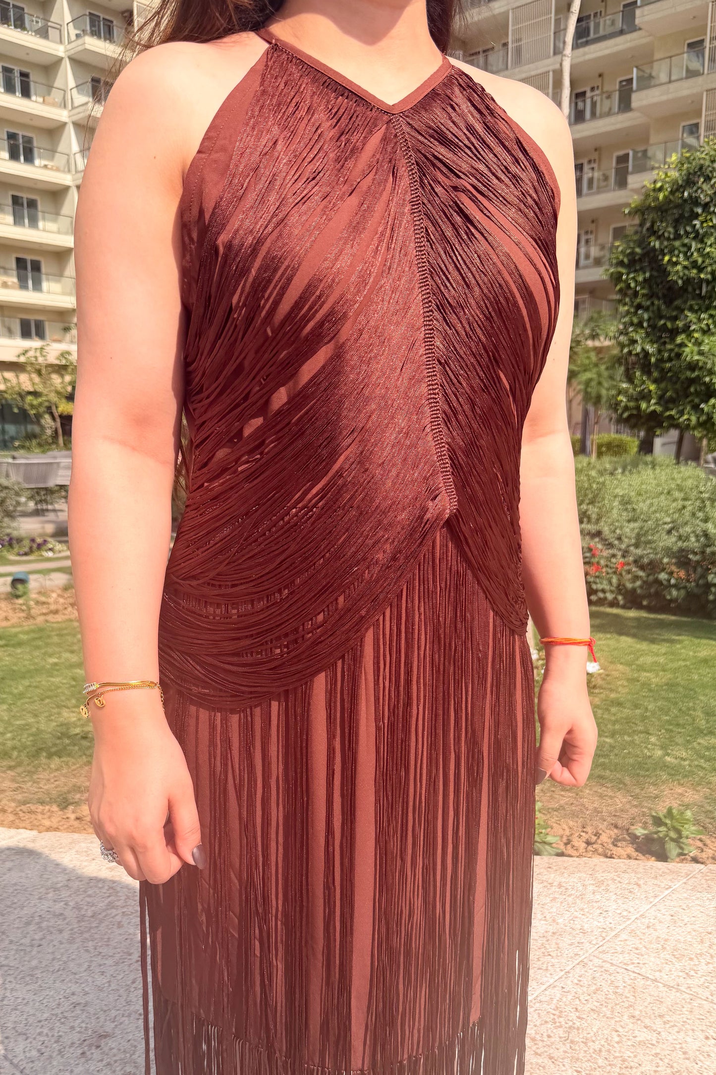 Valencia Tassel Statement Dress