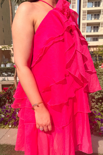 Alessia Floral Frill Dress