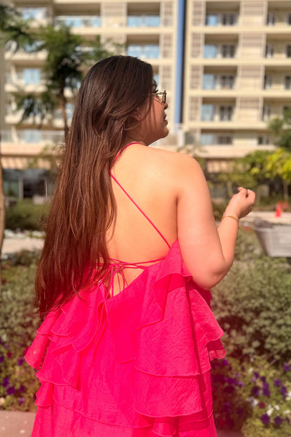 Alessia Floral Frill Dress