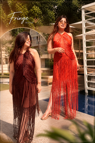 Valencia Tassel Statement Dress