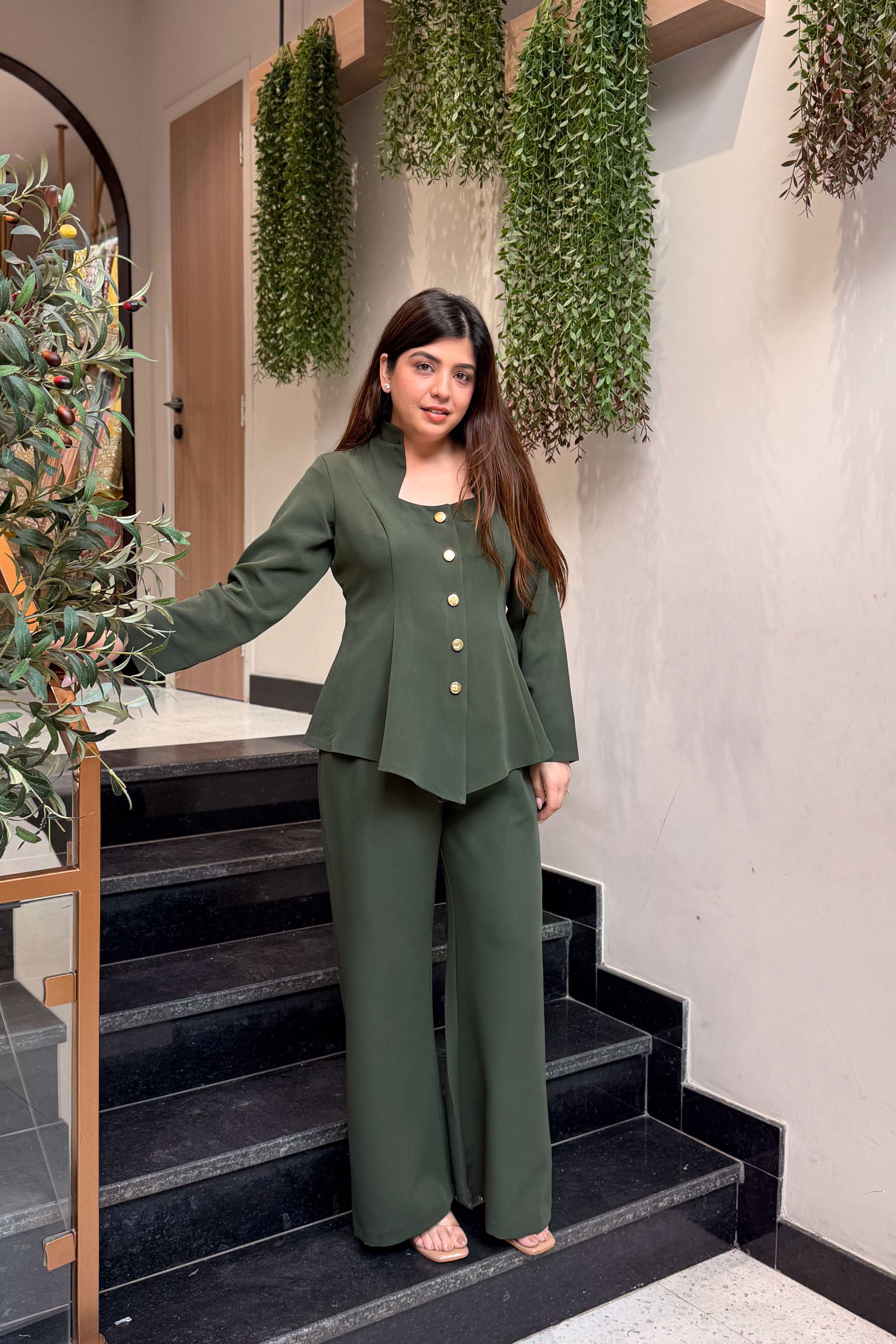 Dakota Button Embellished Co ord