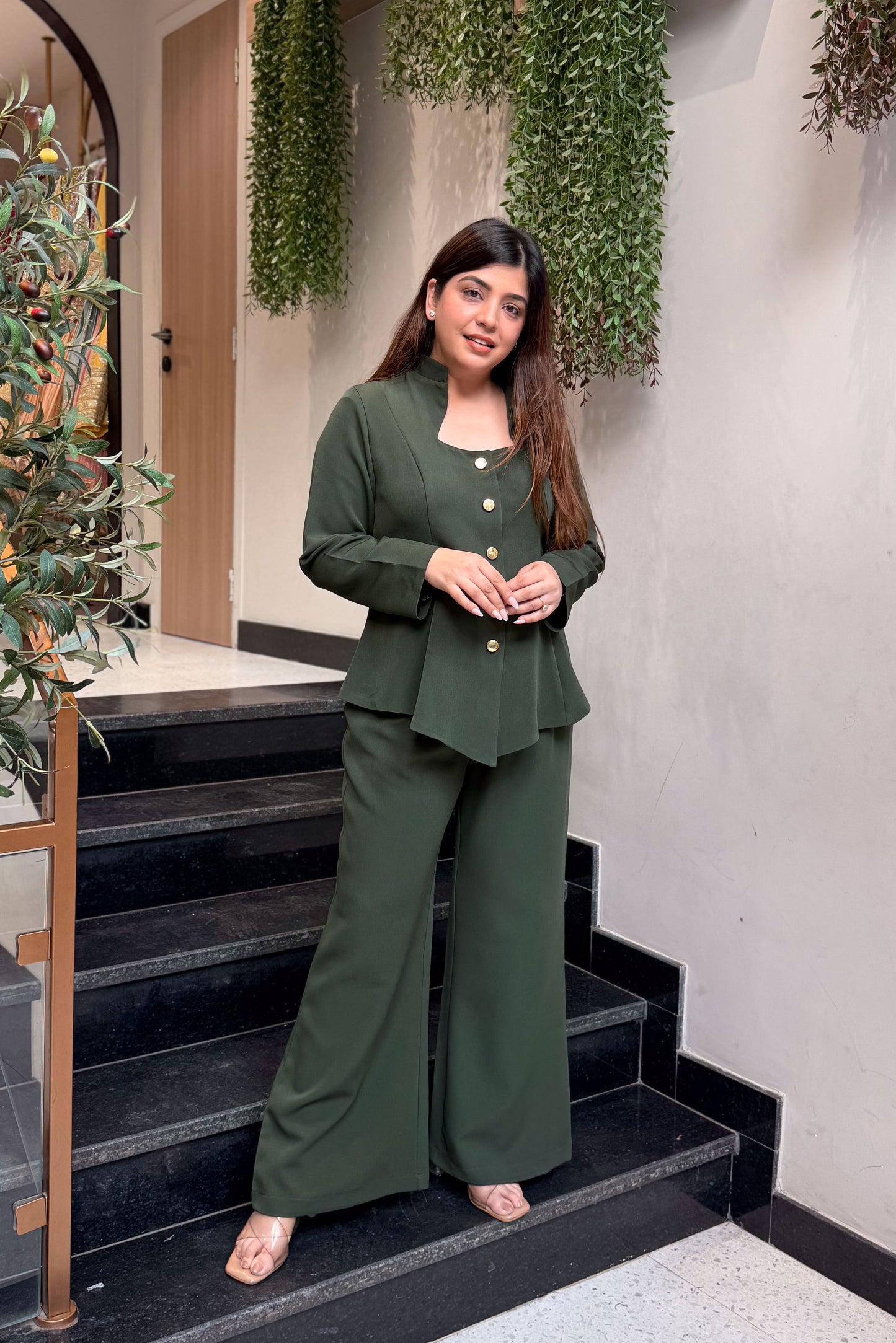 Dakota Button Embellished Co ord