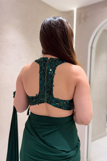 Tiana Hand Embroidered Drape Saree