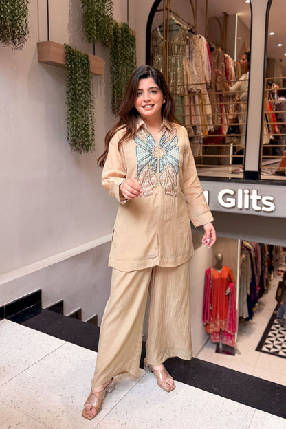 Eshika Embroidered Co ord Set