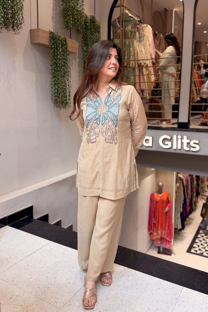 Eshika Embroidered Co ord Set