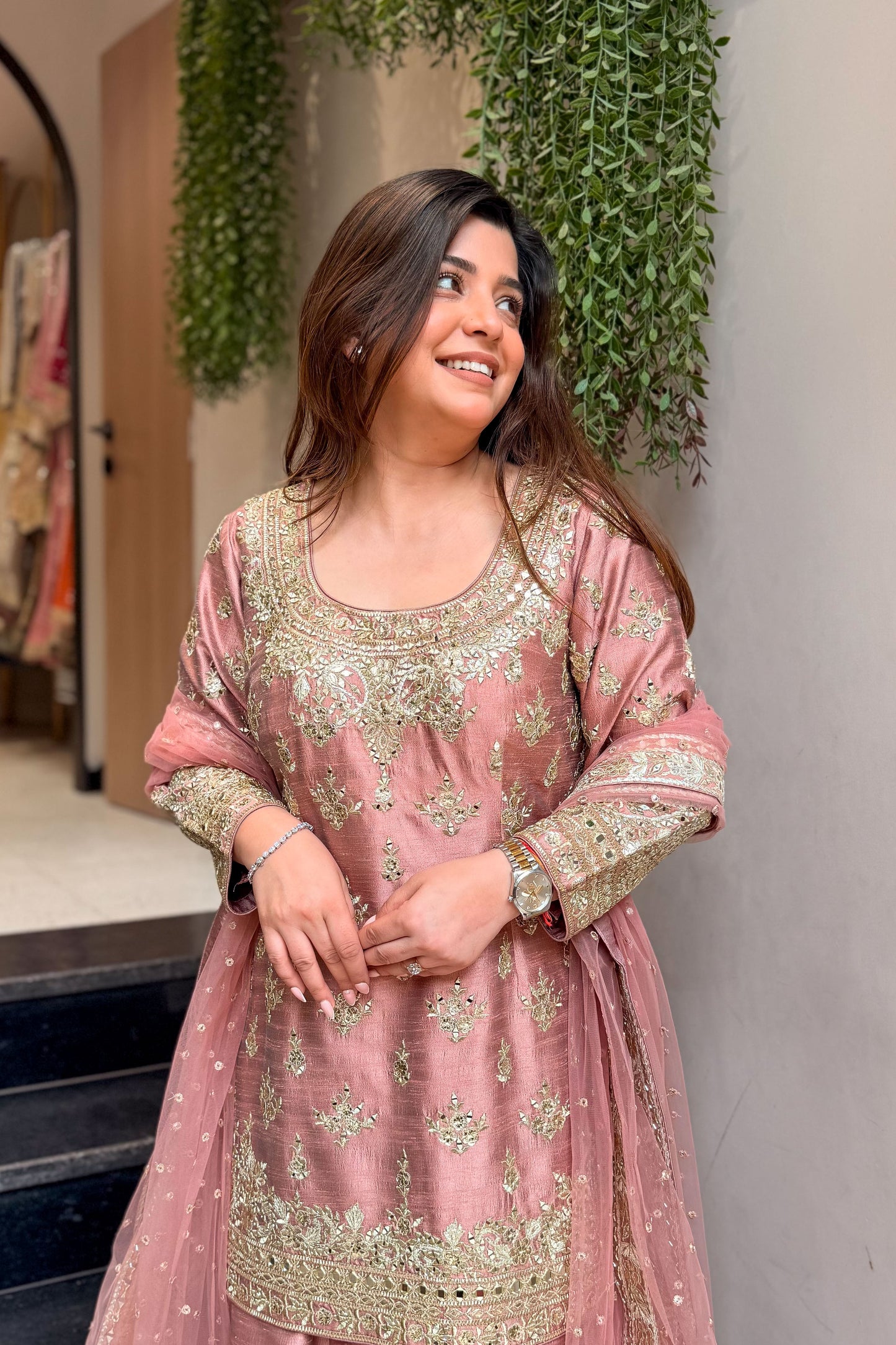 Zarisha Hand Embroidered Garara Set