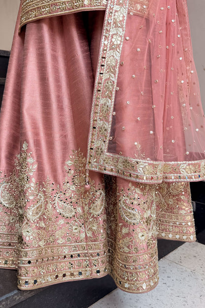 Zarisha Hand Embroidered Garara Set