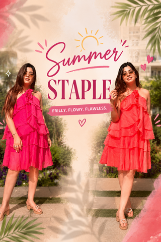 Alessia Floral Frill Dress