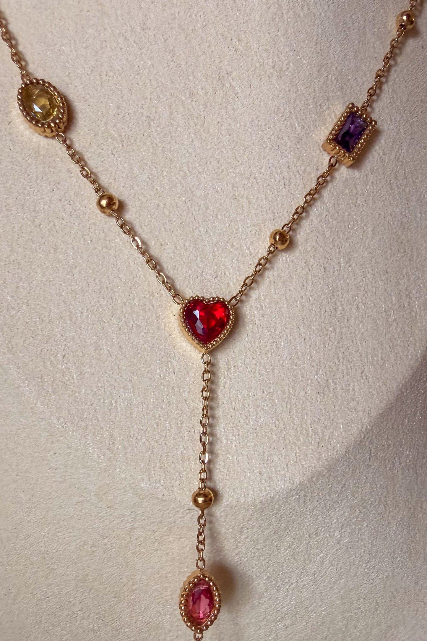 Celeste Gem Layered Necklace