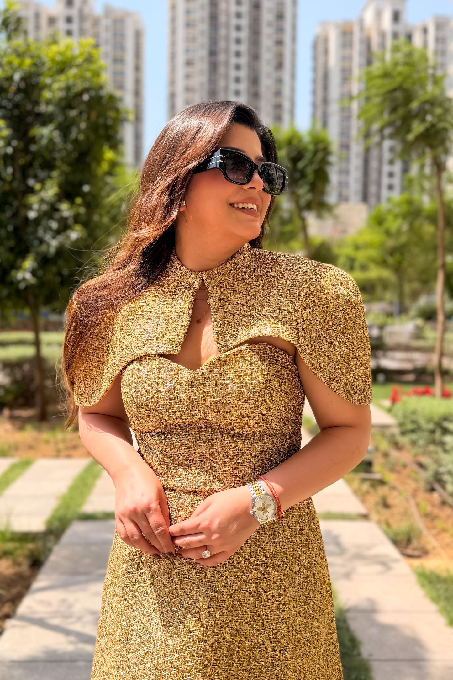 Monaco Black & Gold Shades