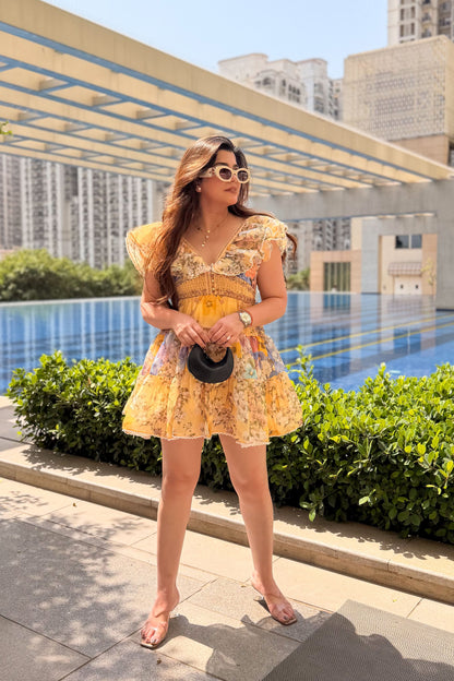 Candice Floral Short Dress