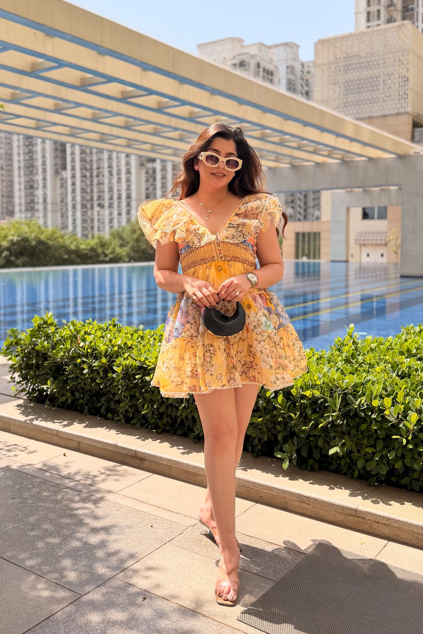 Candice Floral Short Dress