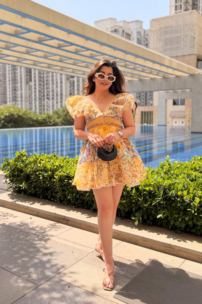 Candice Floral Short Dress
