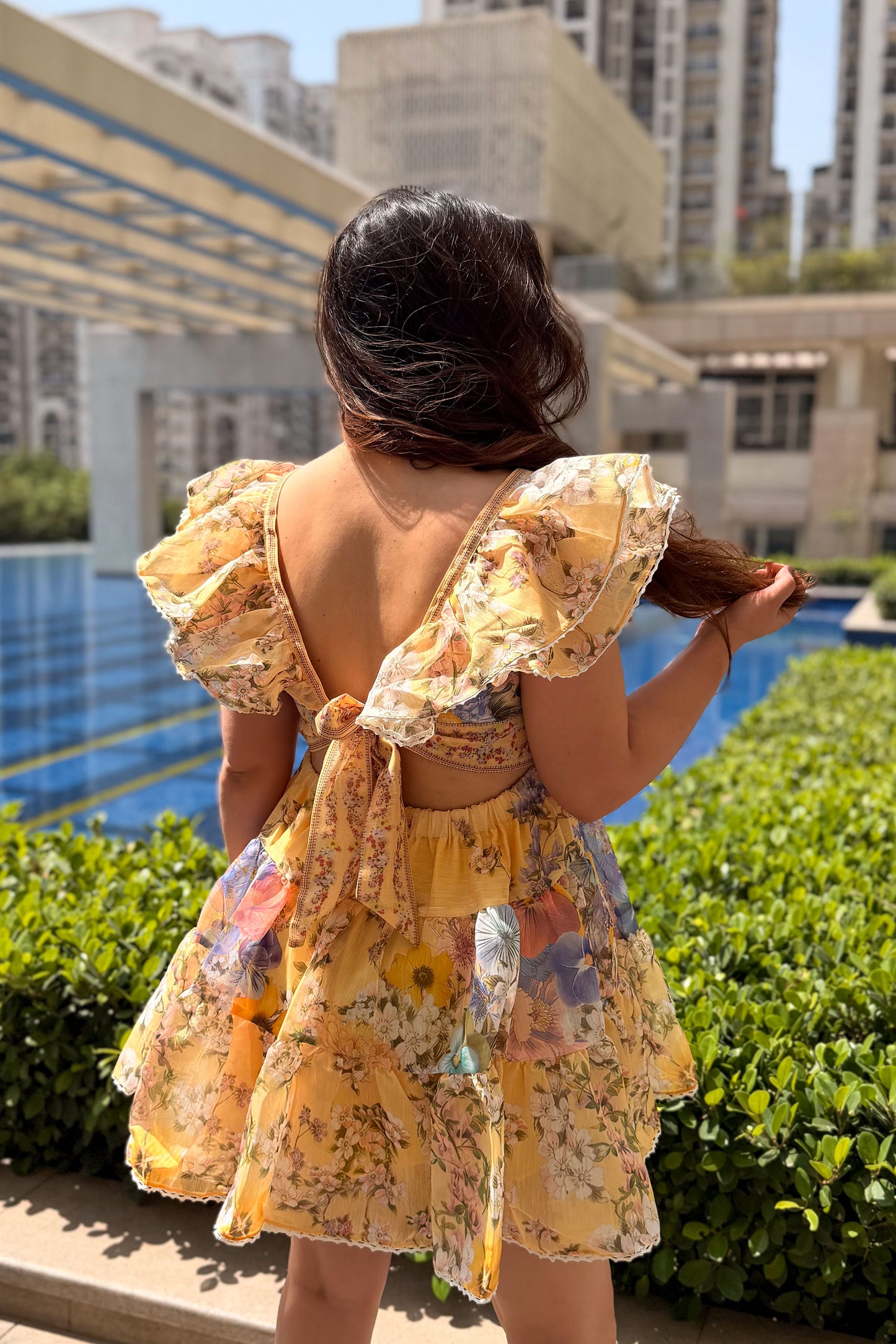 Candice Floral Short Dress