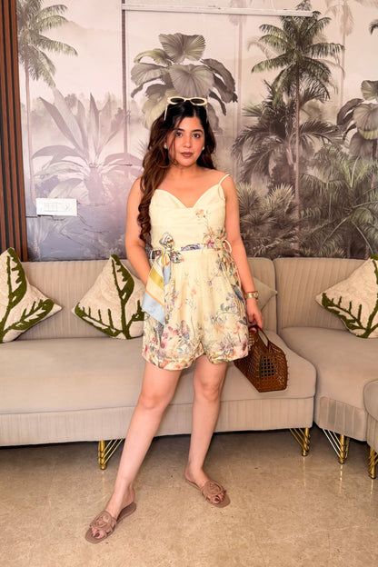 Dean Floral Printed Playsuit