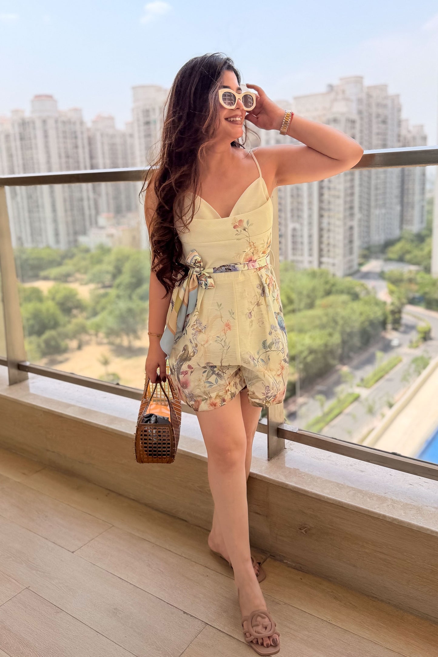 Dean Floral Printed Playsuit