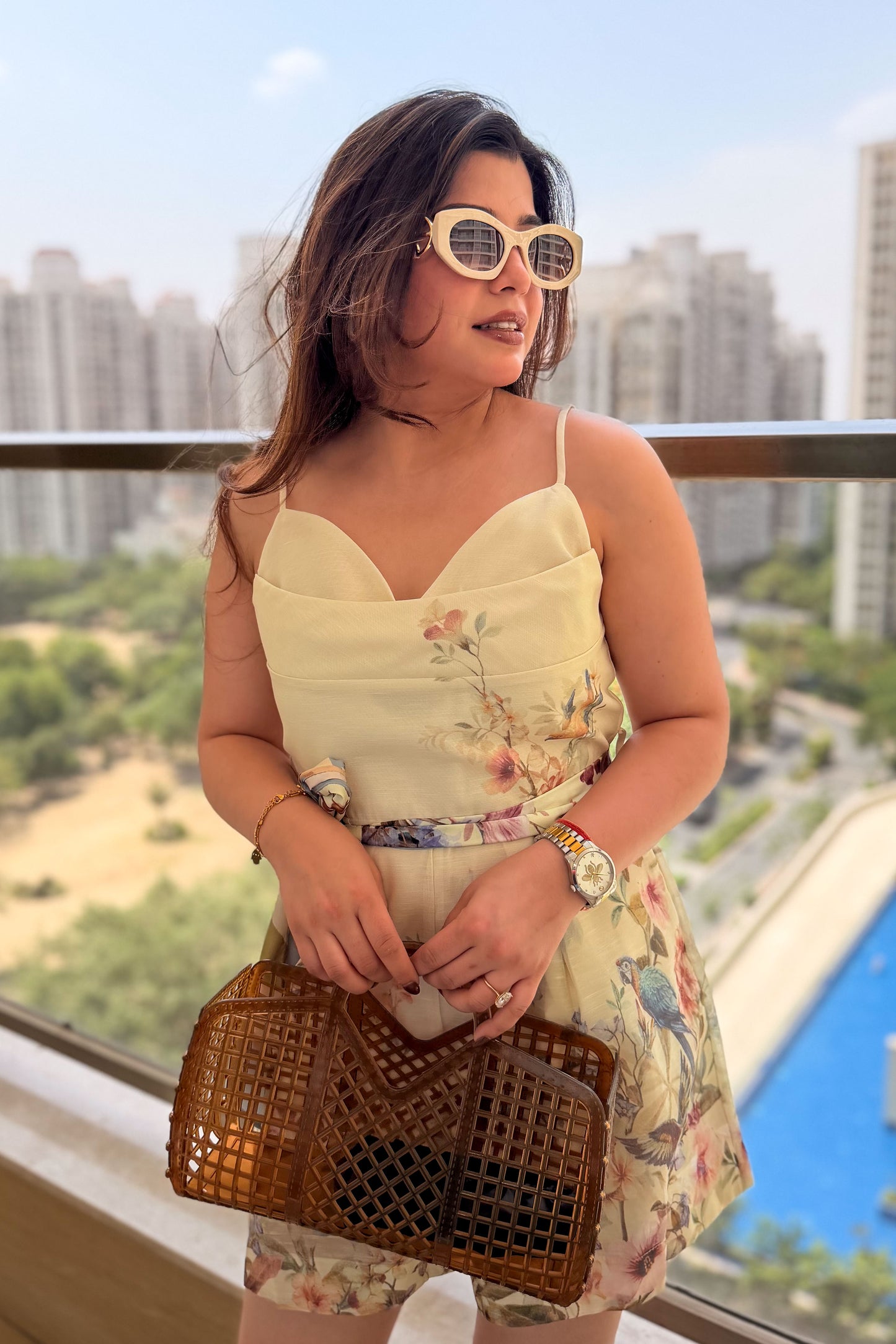 Dean Floral Printed Playsuit