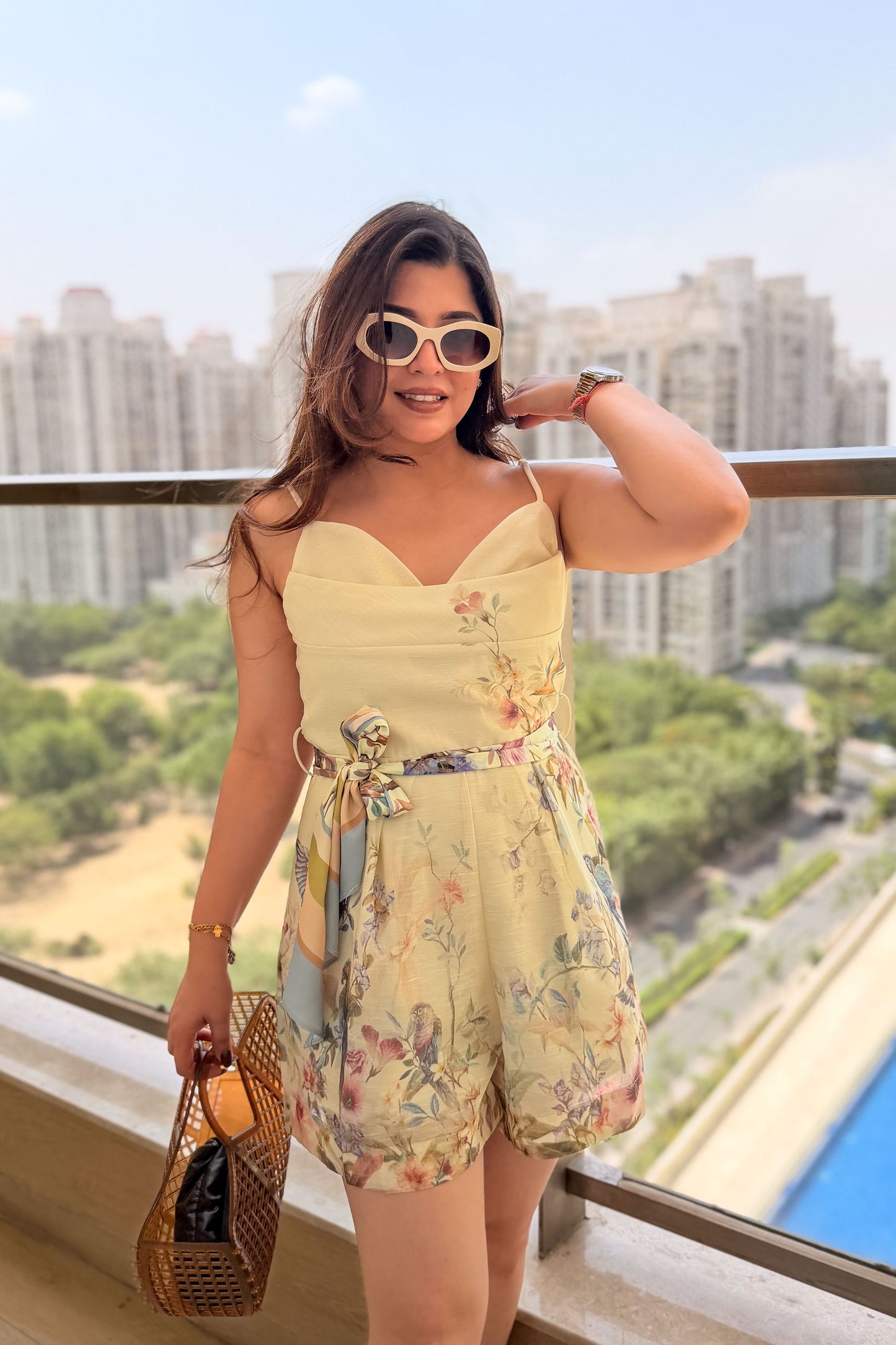 Dean Floral Printed Playsuit